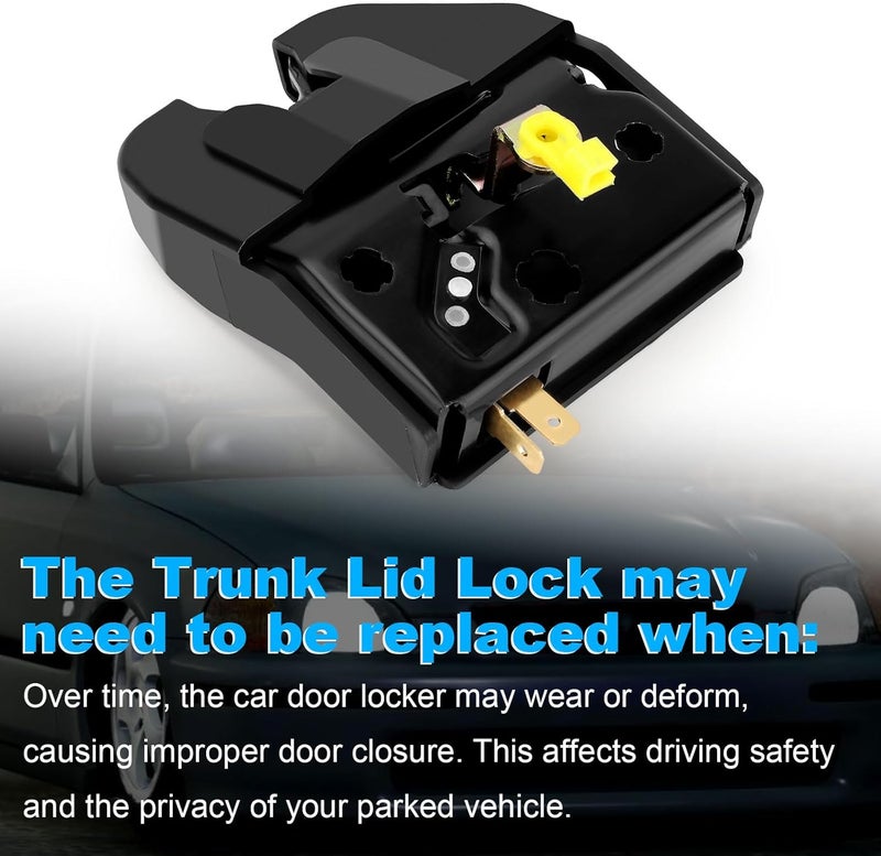 C-Tzu 74851-S01-A01 Trunk Latch Lid Lock Assembly Fit for Honda Civic 1996-2000 Replace 74851S01A01 - Image 4